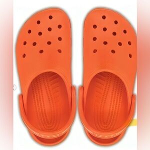 Orange crocs!